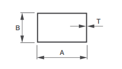 Rectangular Aluminum Tubing Shape #1