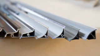 Various Aluminum Plinth Extruded Profiles for Kitchen