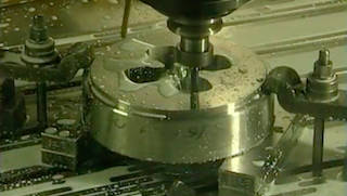 Die Being Machined from H13 Steel