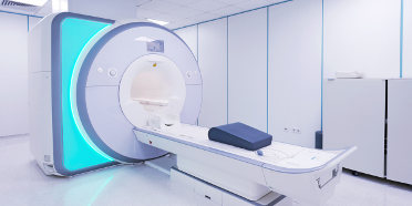 MRI machine inside a hospital