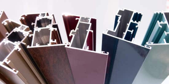 Profiles with different surface finishes