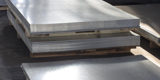 Stacked Aluminum Sheet