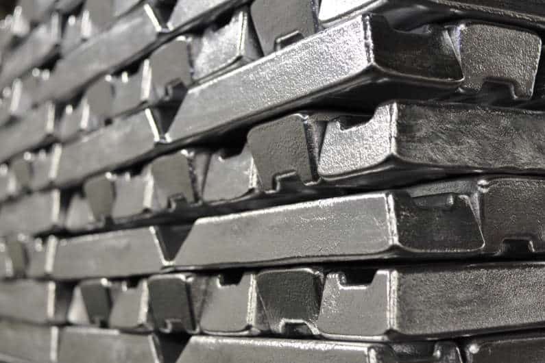 Aluminum ingots