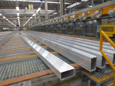 Full-length aluminum extrusions