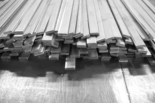 Flat 6061 aluminum bar