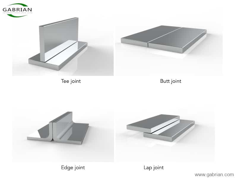 Tee Joint - Butt Joint - Edge Joint - Lap Joint