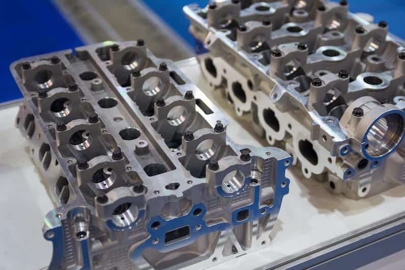 automotive-cast-part-bench-1 Automotive cast part on a bench