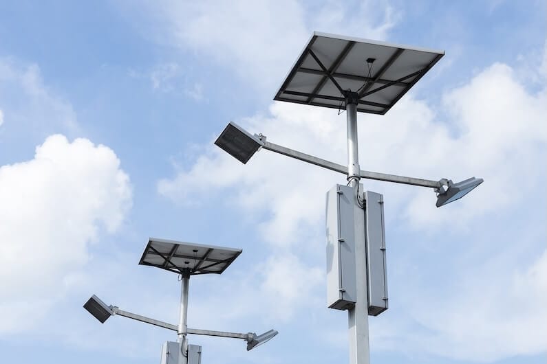 Outdoor flood lights
