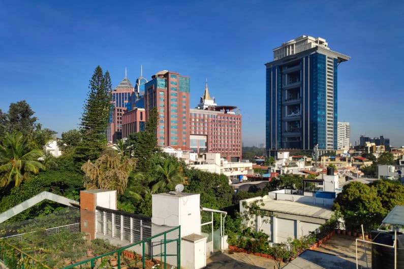 Downtown of Bangalore, Karnataka, India
